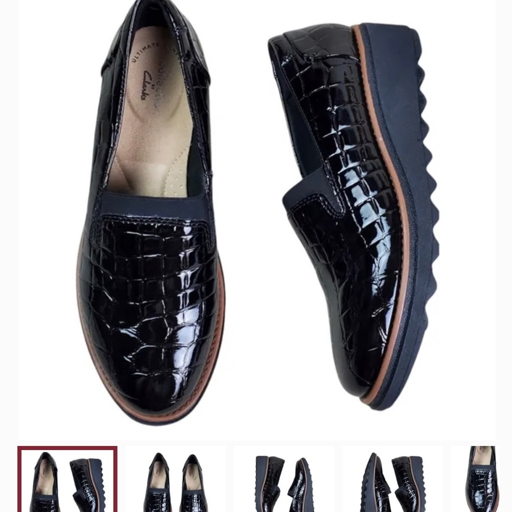 Clarks Collection "croc" loafer size 11